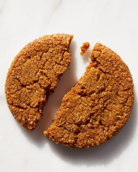 chewy brown butter molasses cookies - Blue Bowl