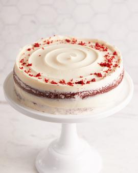 Red Velvet Louis Vuitton Cake With Cream Cheese Frosting