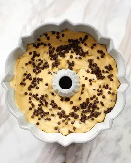 Chocolate Chip Bundt Cake - The Little Epicurean