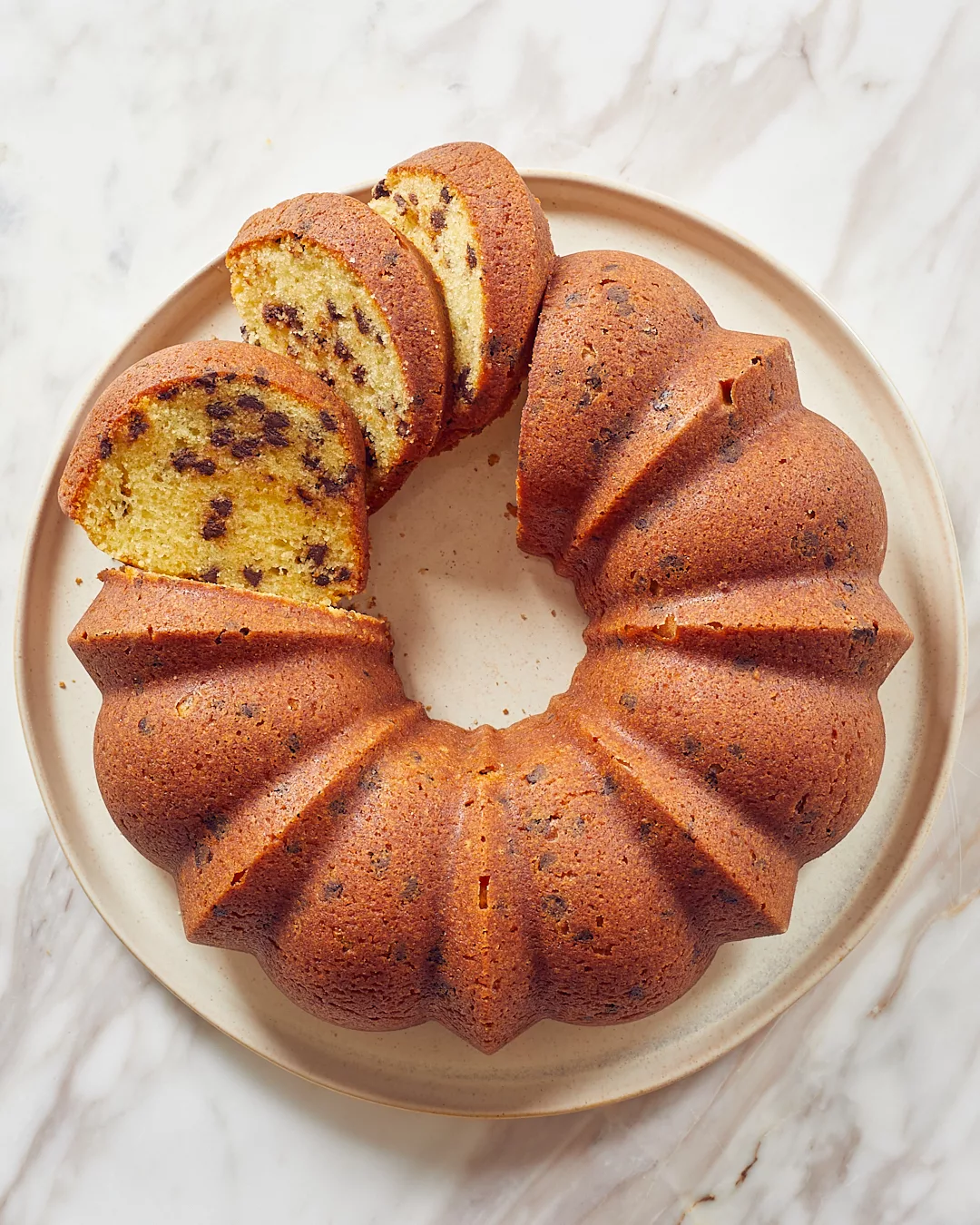 Chocolate Chip Bundt Cake - The Little Epicurean