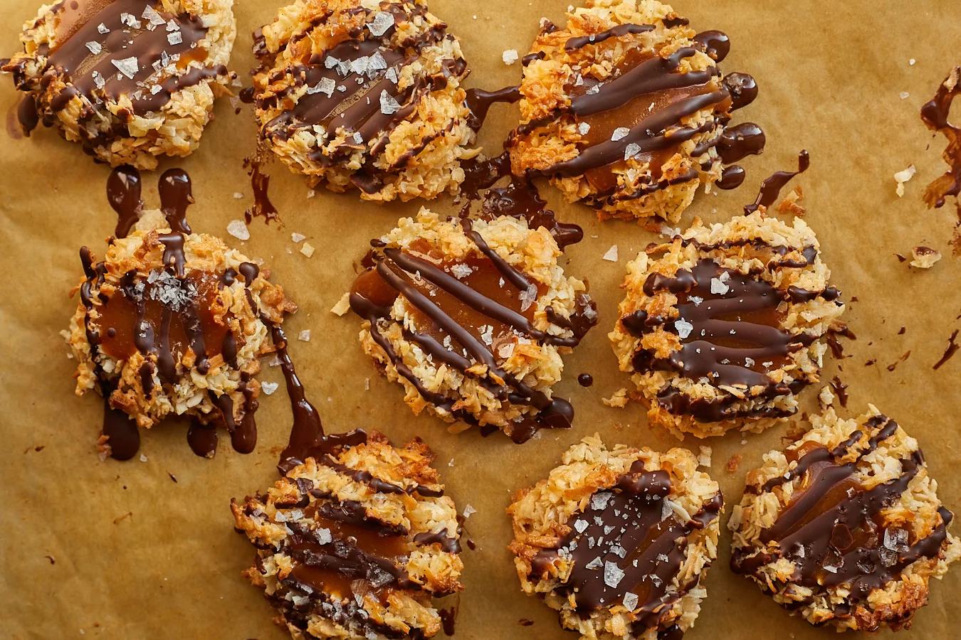 Chocolate Caramel Macaroons