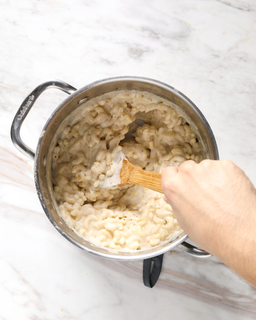 mac and cheese with pancetta