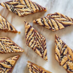 blueberry swirl blondies